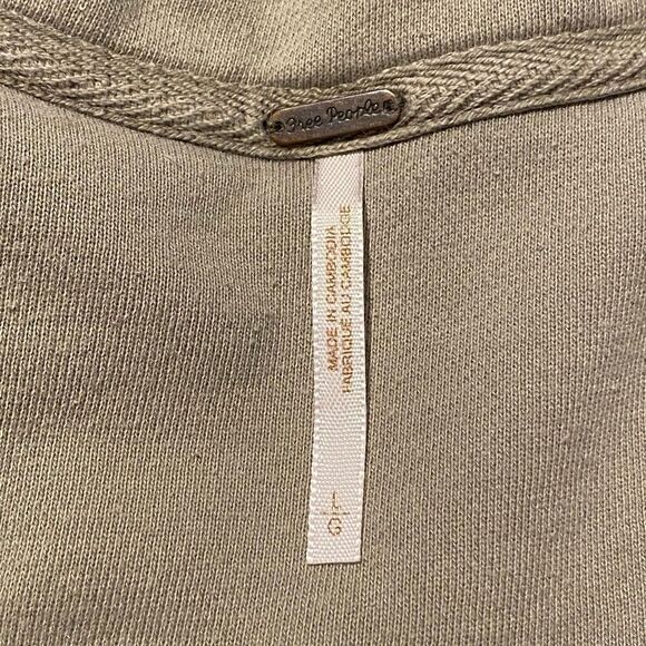 Free People Gray Button Down Shirt - Picture 7 of 11